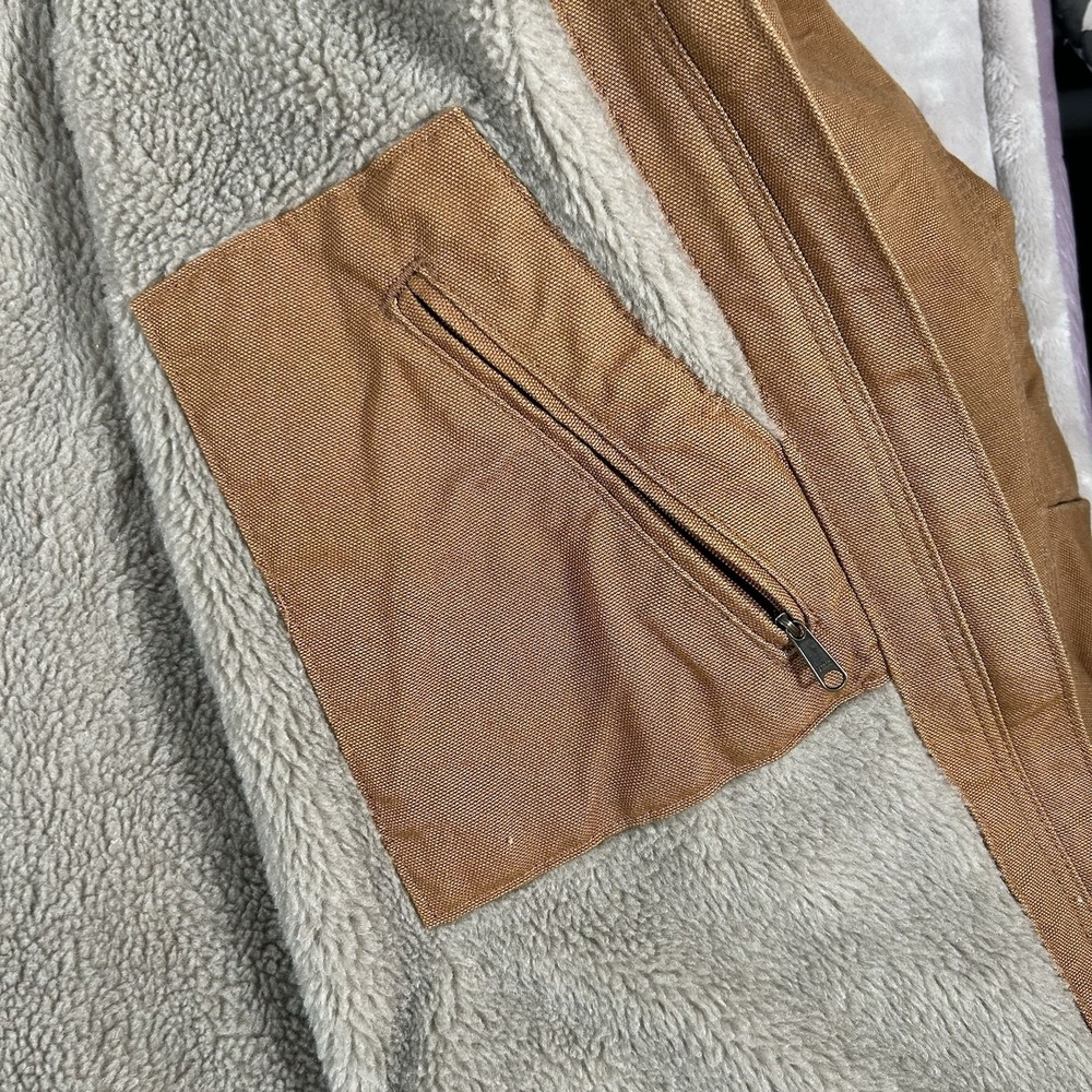 Carhartt Women's Iconic Washed Duck Sierra Jacket Size 2XL (20) Brown Work Wear - Picture 16 of 16